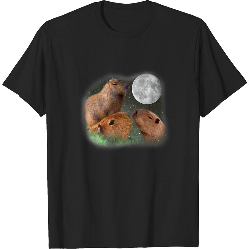T-shirt pour hommes Three Moon Capybaras — T-shirts pour hommes