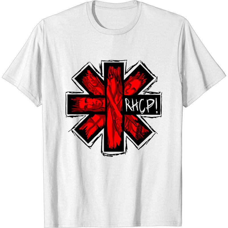 T-Shirt Vintage Inspiré des Red Hot Chili Peppers pour Hommes — T-shirts pour hommes