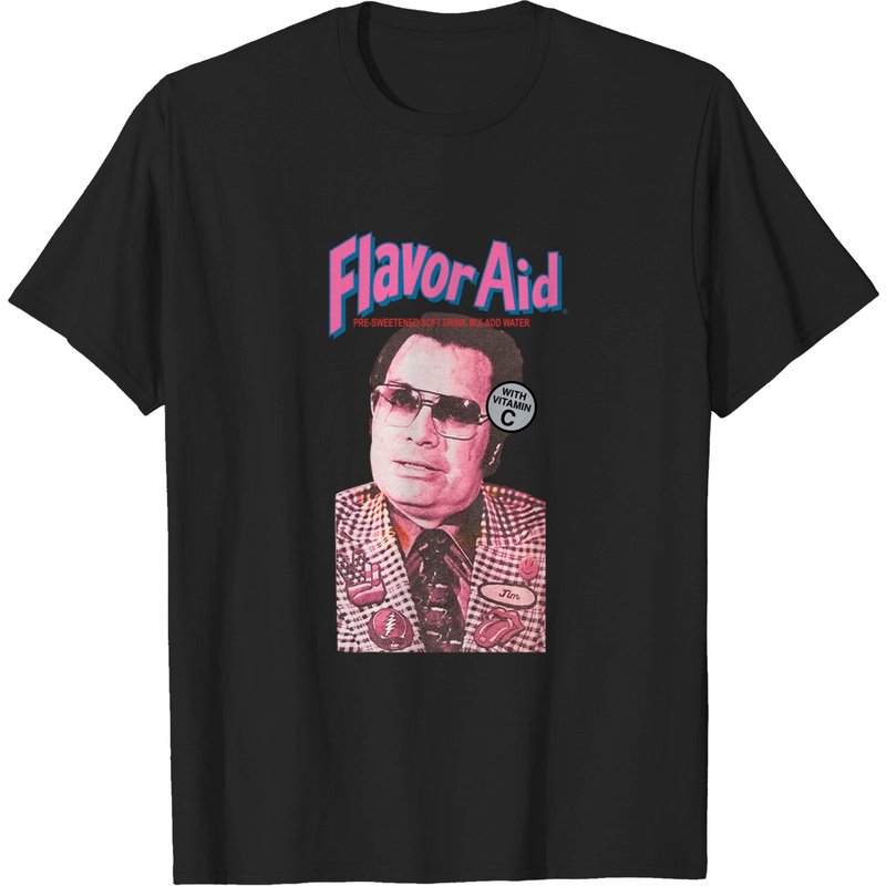 T-shirt Jim Jones Flavor Aid pour hommes - Noir — T-shirts pour hommes
