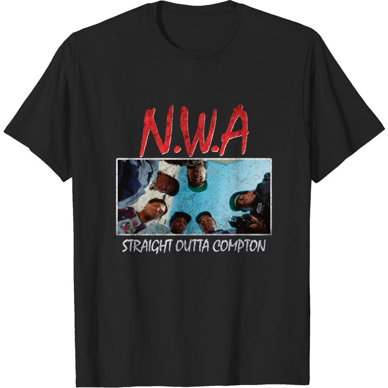 T-shirt Nwa pour hommes - T-shirt noir en coton — T-shirts pour hommes
