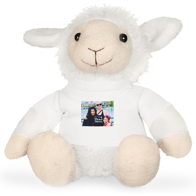 Personalized Photo Plush Sheep with T-shirt - Custom Stuffed Animal — Mens T Shirts