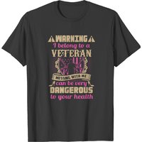 Veteran Wife I Belong To A Veteran T-Shirt for Men — Mens T Shirts