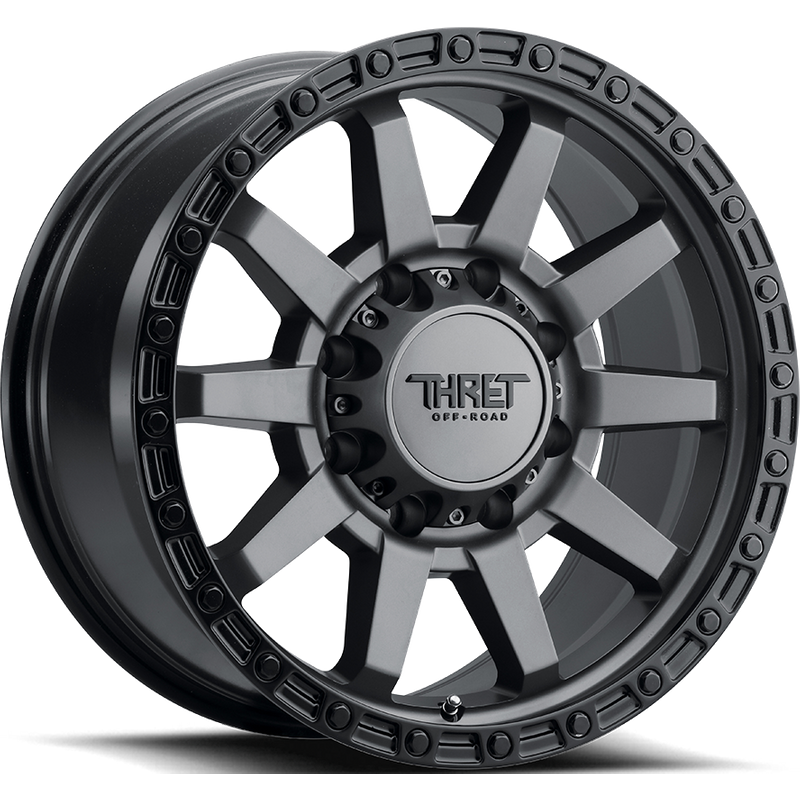 Roues Thret Offroad Flood Satin Grey - 17x9 - 5x127 - 0 Offset — Roues et jantes