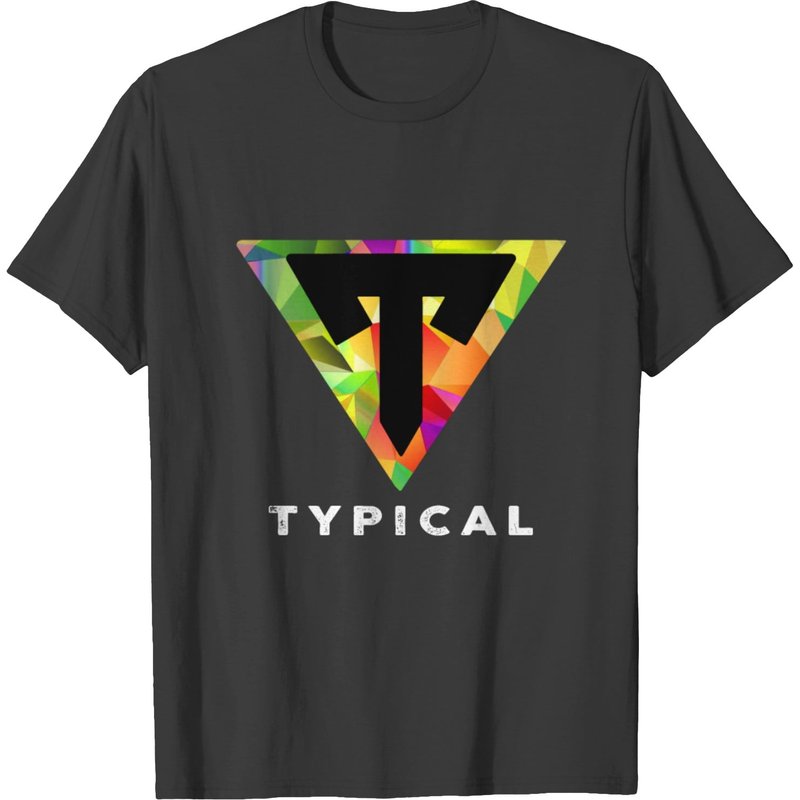 T-shirt Typical Gamer pour hommes en noir