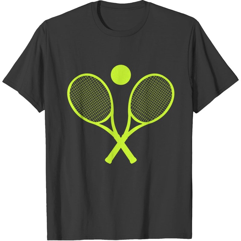 T-shirt pour hommes avec raquette et balle de tennis
