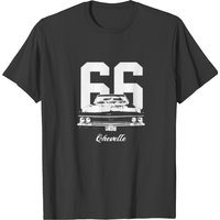 1966 Chevelle Grill View Worn Look T-Shirt for Men — Mens T Shirts