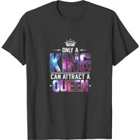 Seul un roi peut attirer une reine T-shirt pour hommes