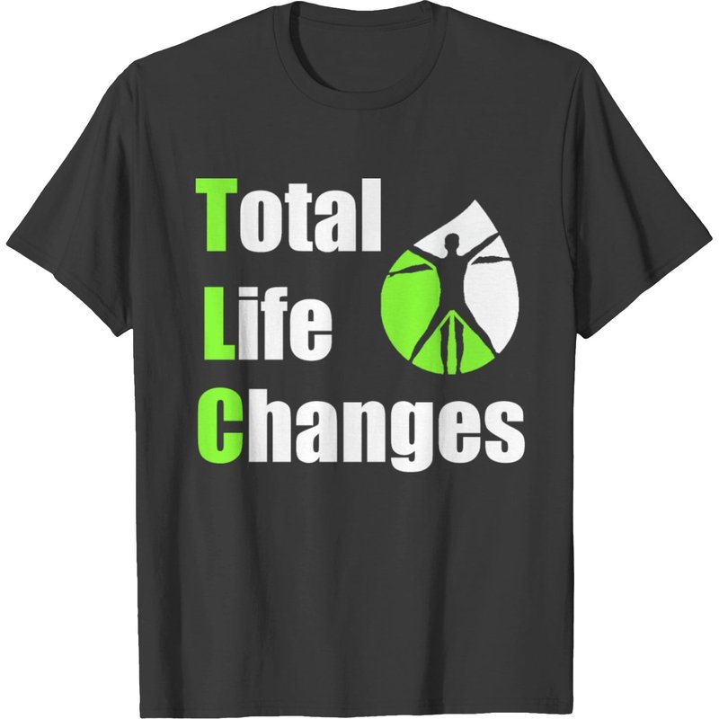 T-shirt pour hommes Total Life Changes en noir — T-shirts pour hommes