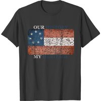 T-shirt Drapeau Stars and Bars pour hommes — T-shirts pour hommes
