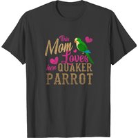 Quaker Parrot Pet Bird Love Mom T-Shirt for Men