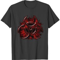 Red Biohazard T-Shirt for Men — Mens T Shirts