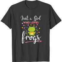 Frog Just A Girl Who Loves Frogs T-shirt for Men