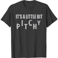 T-shirt pour hommes Little Bit Pitchy en noir — T-shirts pour hommes