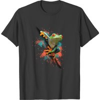 Frog T-Shirt for Men in Black