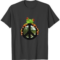 T-shirt Peace Frog pour hommes en bleu royal — T-shirts pour hommes