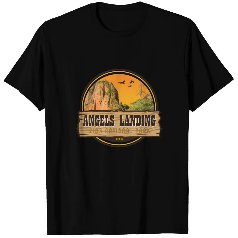 Angels Landing Hike Utah T-shirt for Men