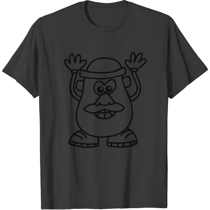 Mr Potato Head Men's T-Shirt in Royal Color — Mens T Shirts