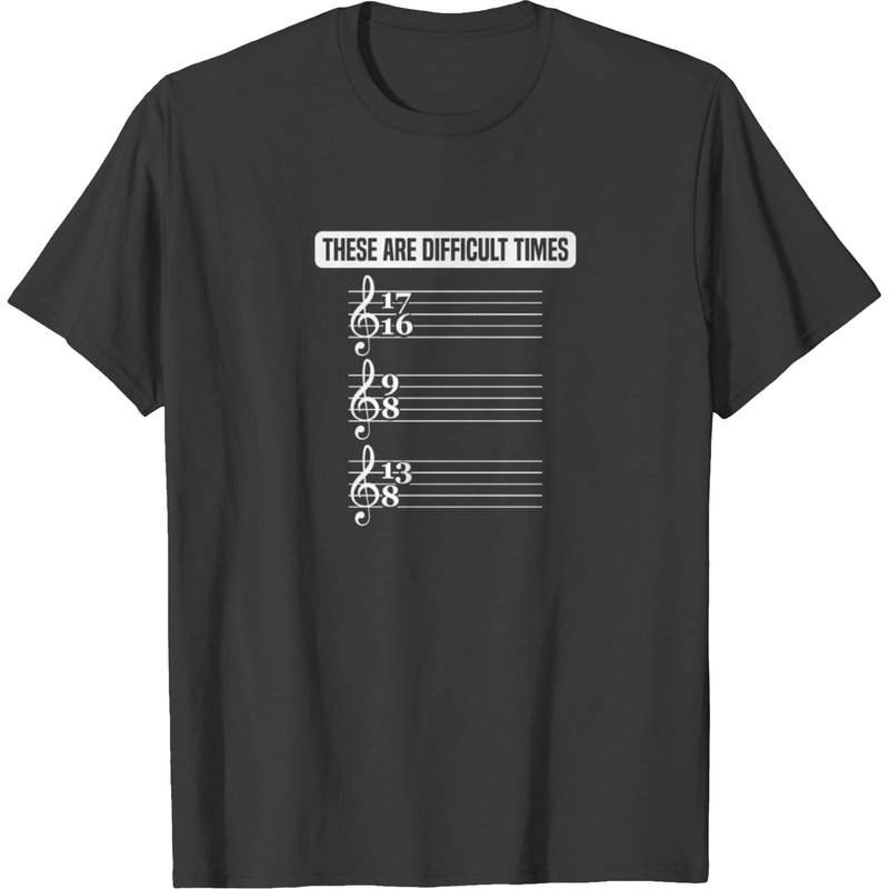 T-shirt pour hommes Music Lover Musician - These Are Difficult Times