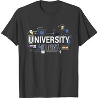 Budapest University T-Shirt for Men in Black — Mens T Shirts