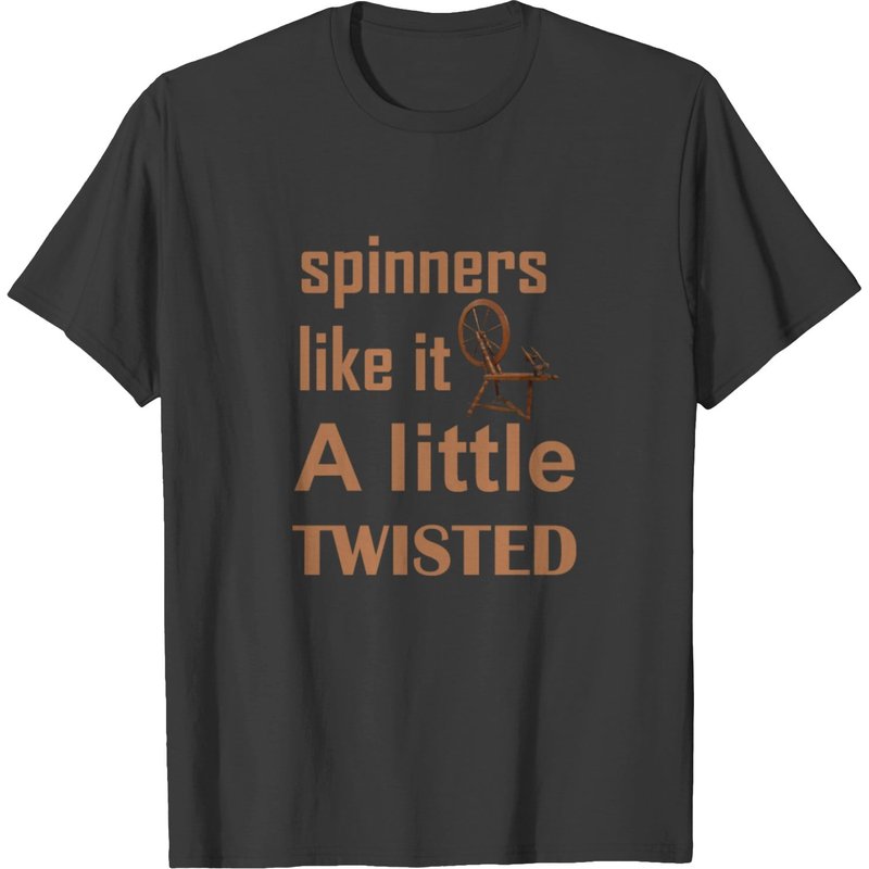T-shirt Cadeau de Filage de Laine pour Hommes - Noir