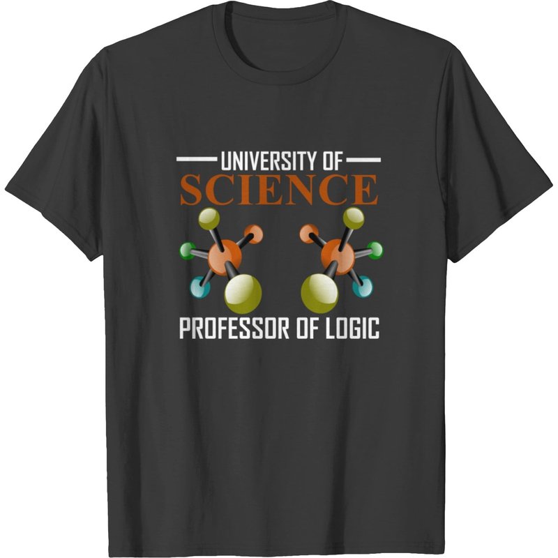 T-shirt Université des Sciences Professeur de Logique pour Hommes