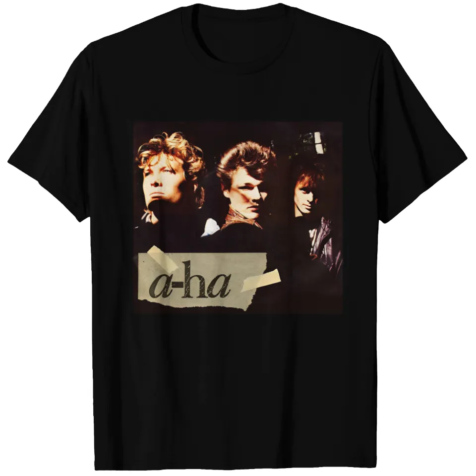 T-shirt essentiel A-ha pour hommes en noir — T-shirts pour hommes