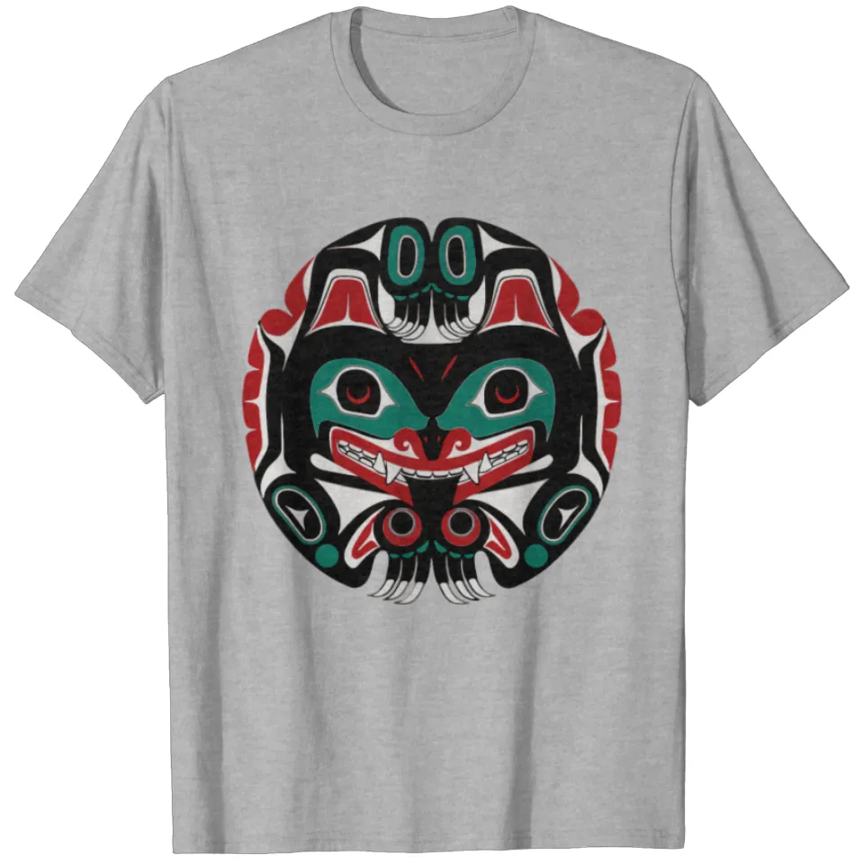 T-Shirt Tribal Aigle Tlingit Art Amérindien d'Alaska pour Hommes — T-shirts pour hommes