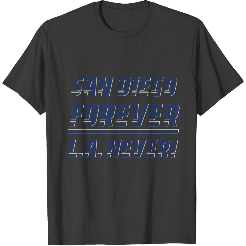 T-shirt pour hommes San Diego Forever, L.A. Never!
