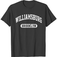 T-shirt pour hommes Williamsburg Brooklyn en noir — T-shirts pour hommes