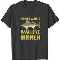 Walleye Fishing Funny Fisher T-Shirt for Men