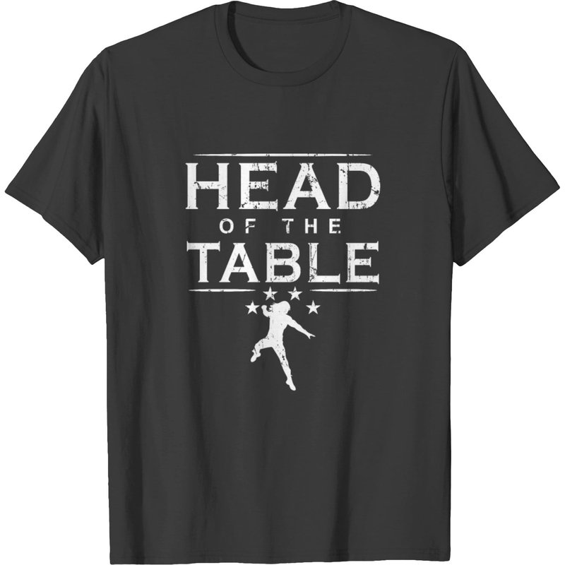 T-shirt Head Of The Table pour hommes en noir