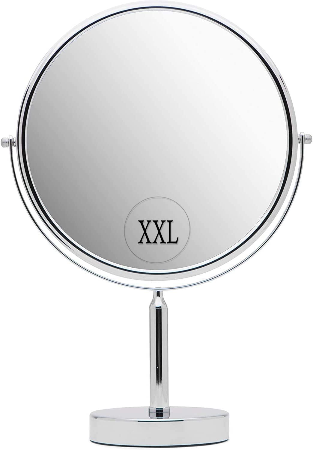 Miroir Grossissant 3X sur Pied – Miroir de Maquillage Rond — Miroir de maquillage mené