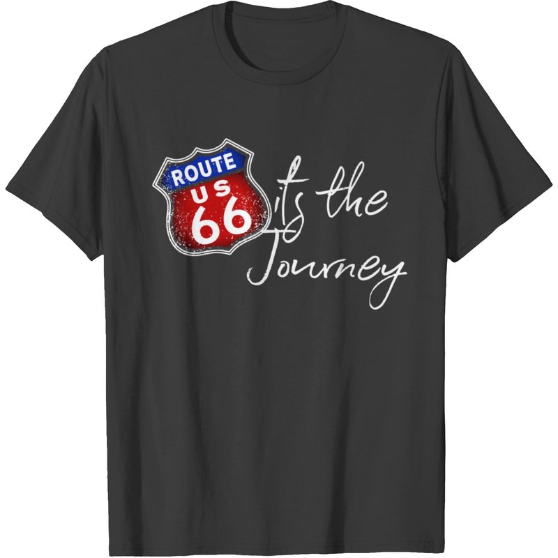 T-shirt pour hommes Route 66 Sign The Mother Road