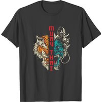 T-shirt Muay Thai Dragon Tiger pour hommes — T-shirts pour hommes