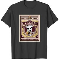 T-shirt K.K. Slider pour hommes en noir