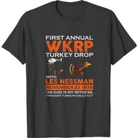 T-shirt WKRP Thanksgiving Turkey Drop pour hommes