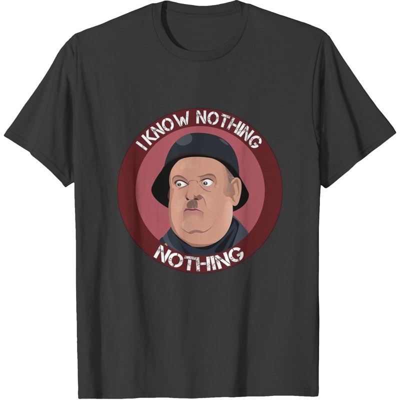 T-shirt Hogans Heros pour hommes en noir — T-shirts pour hommes