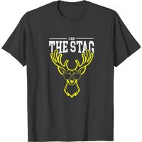 T-shirt The Stag pour hommes en noir — T-shirts pour hommes
