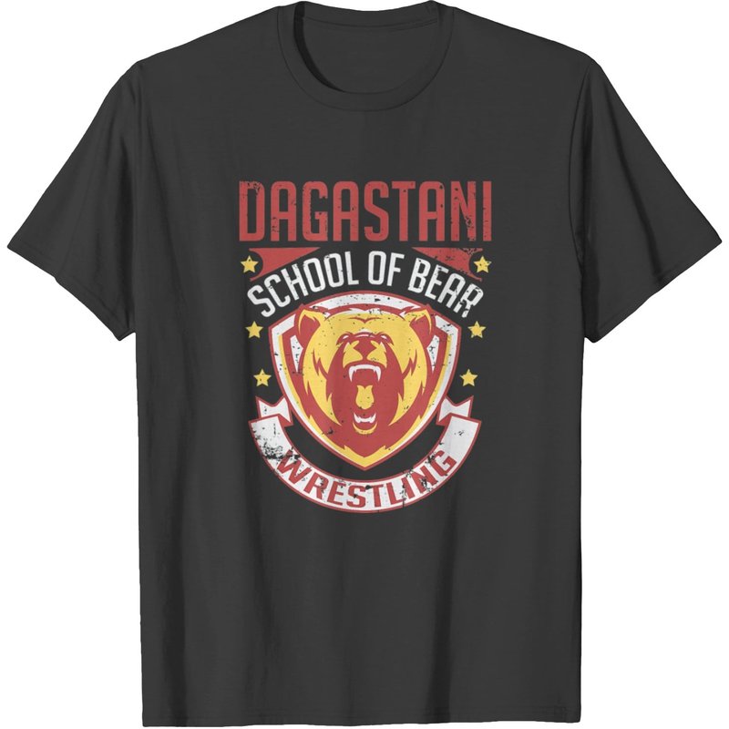 T-shirt Dagastani Bear Wrestling Sambo MMA pour hommes — T-shirts pour hommes