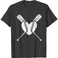 T-shirt Baseball Heart pour hommes — T-shirts pour hommes