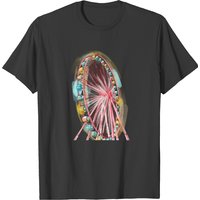 T-shirt Ferris Wheel Fun pour hommes en noir — T-shirts pour hommes