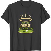 T-shirt pour hommes "May The Course Be With You" - Joueur de golf — T-shirts pour hommes
