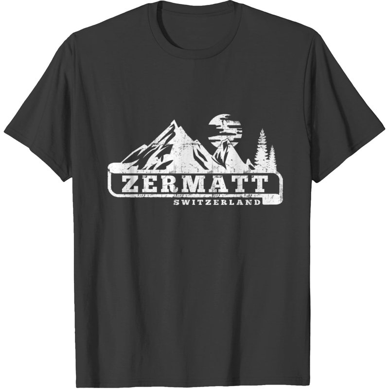 T-shirt pour hommes Zermatt Suisse — T-shirts pour hommes