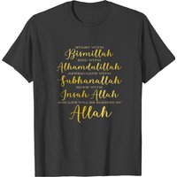 T-shirt pour hommes Start With Bismillah & Alhamdulillah Allah — T-shirts pour hommes