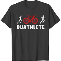Duathlete Male Runner Duathlon T-Shirt for Men