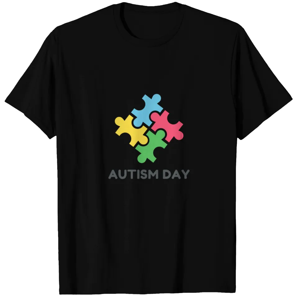 Autism T-Shirt for Men - Black
