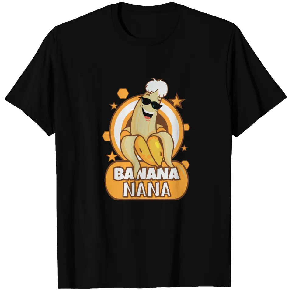 T-shirt Banana Nana pour hommes en noir — T-shirts pour hommes