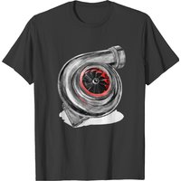 T-shirt Turbocharged 2 pour hommes en noir — T-shirts pour hommes