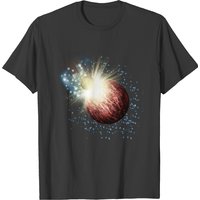 T-shirt pour hommes Planet Explosion en noir — T-shirts pour hommes