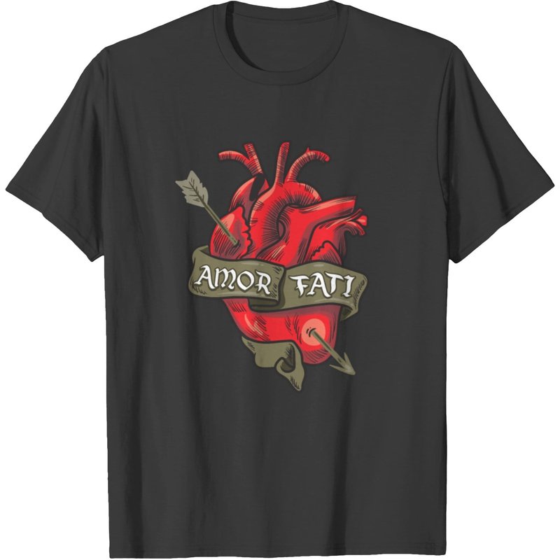 Stoicism Stoic Quote Amor Fati T-shirt for Men